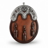 CELTIC STAG FLAT STRAP BARREL TASSEL SPORRAN