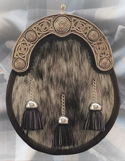 Springbuck Shield FIVE SHIELD BLACK SPRINGBOK – Afro-Celtic Sporrans